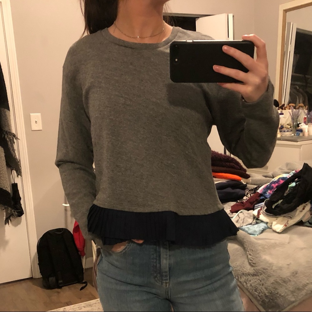 JCrew grey sweater